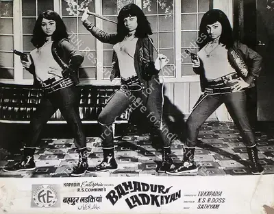 I.V. Kapadia (Producer), Bahadur Ladkiyan, 1973, Lobby Card
