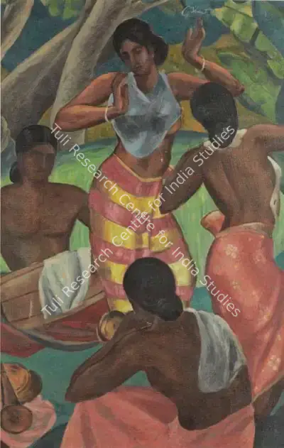 George Keyt (Artist), Untitled, 1935, Painting