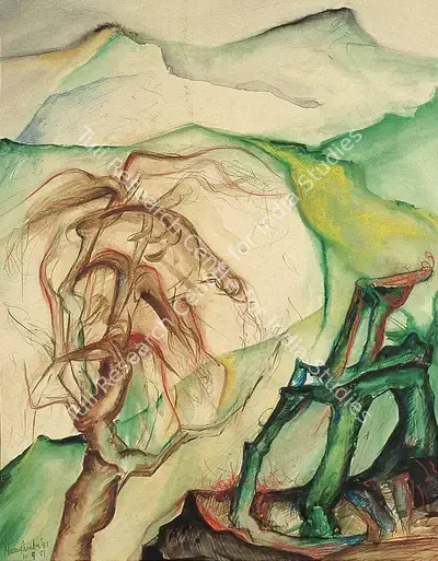Manu Parekh (Artist), Untitled, 1981, Painting