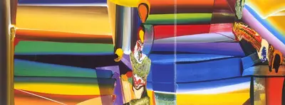 Bose Krishnamachari (Artist), Stretched Bodies, Painting