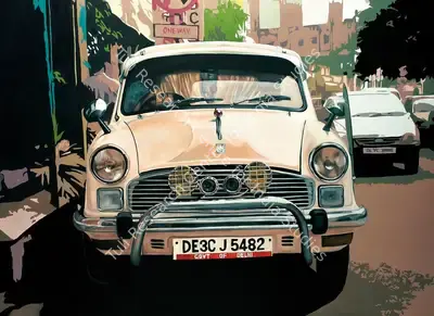 Subodh Gupta (Artist), Doot, 2003, Painting