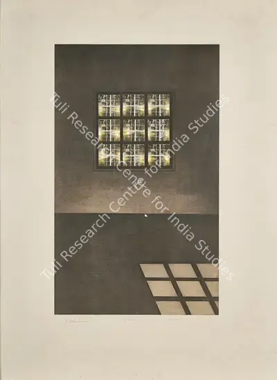 A. Balasubramaniam (Artist), Window 9, 1997, Painting