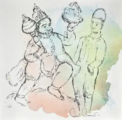 Sakti Burman (Artist), Untitled, 2020, Painting