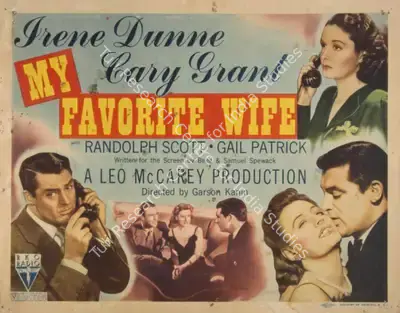 Garson Kanin (Director), My Favorite Wife, 1940, Lobby Card