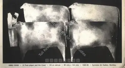 Haku Shah (Artist), Haku Shah, 1996, Solo Exhibition Invitation