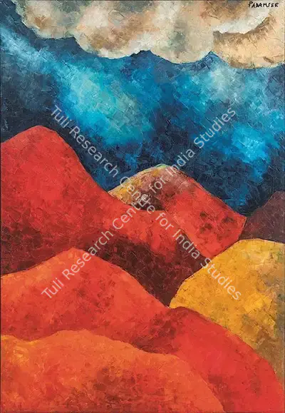 Padamsee, Akbar (Artist). Metascape Series. Oil on canvas, 2005 | Painting | FineArts | 00416377