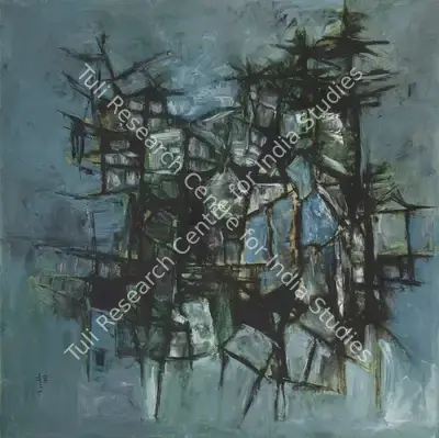 B. Prabha (Artist), Untitled (Kashmir), 1963, Painting