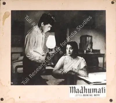 Dilip Gupta (Cinematographer), Madhumati, 1958, Photographic Still Mounted on Lobby Card