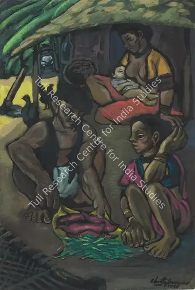 Chittaprosad (Artist), Untitled, 1956, Painting