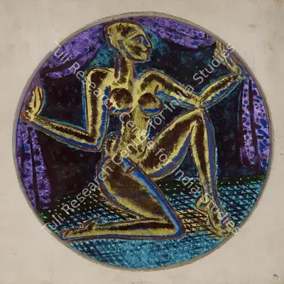 Mistry, Dhruva (Artist). Seated Figure- 1, 1998-2002 | Painting, Sa.Mum/26.03.19, 2019 · Saffronart