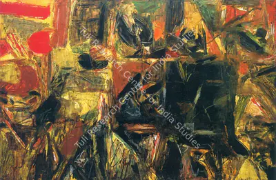 Raza, S.H. (Artist). La Terre. Oil on canvas, 1979 | Painting | FineArts | 00372836