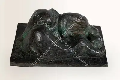 Prodosh Dasgupta (Artist), Lovers, 1978, Sculpture