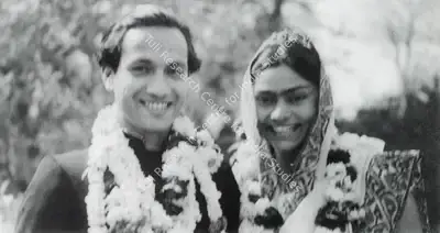 Unknown (Photographer), Chetan Anand and Uma Chakravarti, 1943, Photographic Still