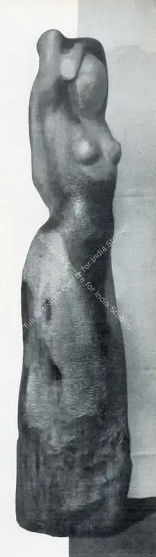 Chintamoni Kar (Artist), Caryatid, 1959, Sculpture