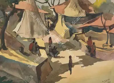 Ambadas (Artist), Untitled, 1945, Painting