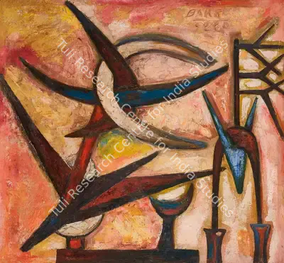 S.K. Bakre (Artist), Co-Existence, 1960, Painting