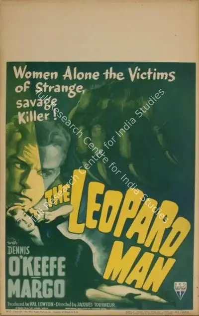 Val Lewton (Producer), The Leopard Man, 1943, Window Card