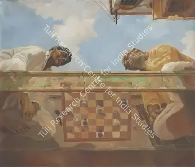 Diptish Ghosh Dastidar (Artist), Untitled (Shatranj), 2007, Painting