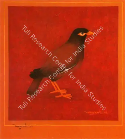 Lalu Prasad Shaw (Artist), The Bird, Painting
