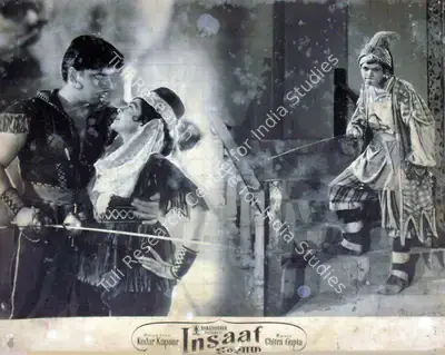 P.R. Rama Rao (Cinematographer), Insaaf, 1956, Lobby Card
