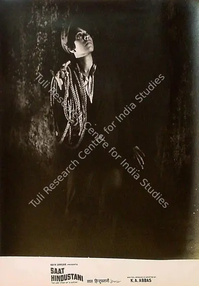 Ramachandra (ii) (Cinematographer), Saat Hindustani, 1969, Lobby Card