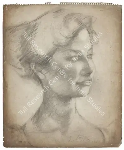 Paritosh Sen (Artist), Untitled, 1981, Drawing