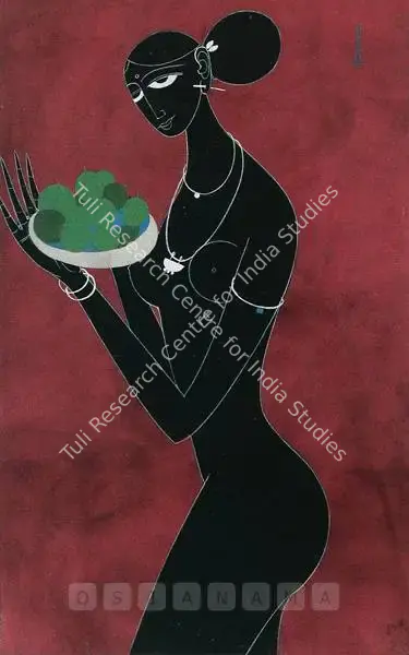 Rasik D. Raval (Artist), Nude, Painting