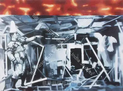 T.V. Santhosh (Artist), Act -I, 2002, Painting