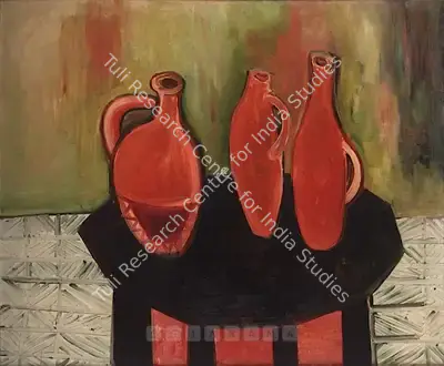 S.K. Bakre (Artist), Still Life, 1969, Painting