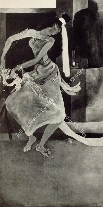Nandalal Bose (Artist), Natirpuja, 1927, Textile