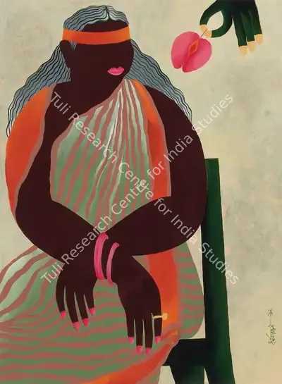 Dharmanarayan Dasgupta (Artist), Untitled, 1992, Painting