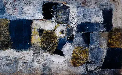 M.X. Suzairaj (Artist), Resting, 1965, Painting