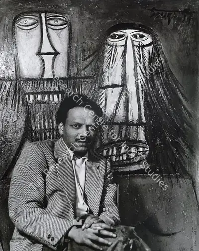 Ida Kar (Artist), Francis Newton Souza, 1957, Print