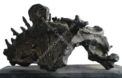 Bhagat, Dhanraj (Artist). Cry. Bronze, 1953 | Sculpture | FineArts | 00896710