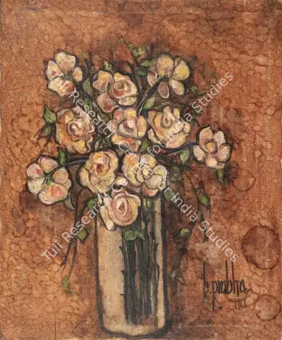 B.&nbsp;Prabha (Artist), Still Life, 1966, Painting