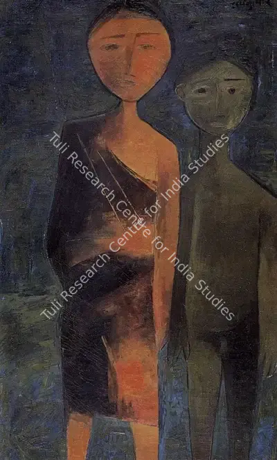 Ramkumar (Artist). Untitled, n.d. | Painting, So.NeY/12.06.95
