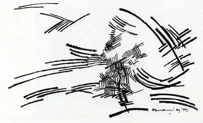 L. Munuswamy (Artist), Untitled, Drawing