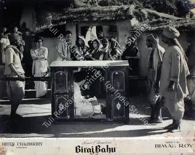 Hiten Chaudhury (Producer), Biraj Bahu, 1954, Lobby Card