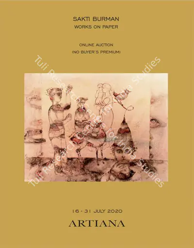Artiana (Auction House), Sakti Burman, 2020, Auction Catalogue