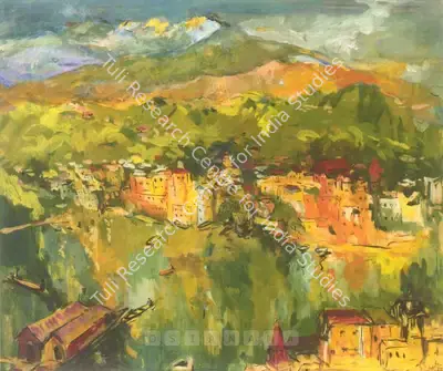 H.A. Gade (Artist), Untitled, 1950, Painting