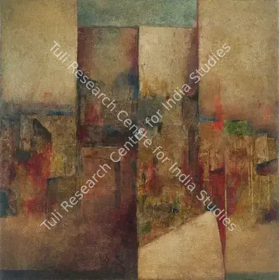 S.K. Bakre (Artist), Untitled (Landscape), 1967, Painting