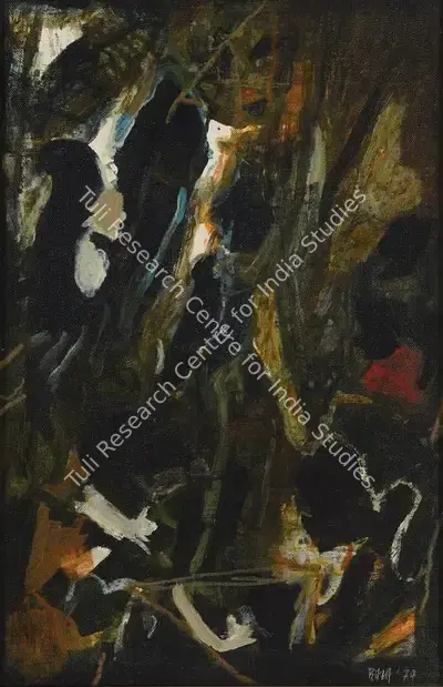 S.H. Raza (Artist), Composition, 1974, Painting