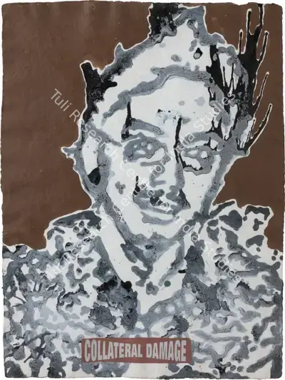 Jitish Kallat (Artist), Collateral Damage, 2003, Painting