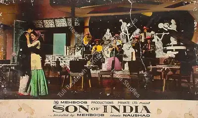 Mehboob (Producer), Son Of India, 1962, Lobby Card