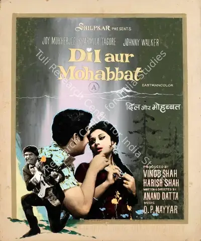 Harish Shah (Producer), Dil Aur Mohabbat, 1968, Showcard