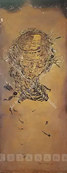 Wasim Kapoor (Artist), The Exploding Head Of Raphael, 1985, Painting