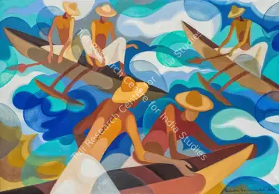 Senaka Senanayake (Artist), Untitled (Fisherman), 1977, Painting