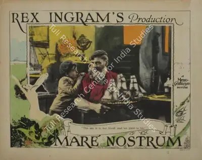 Rex Ingram (Producer), Mare Nostrum, 1926, Lobby card