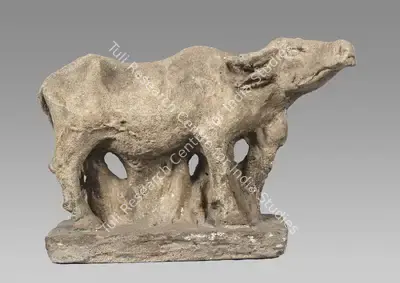 Ramkinkar Baij (Artist), Buffalo, 1949, Sculpture