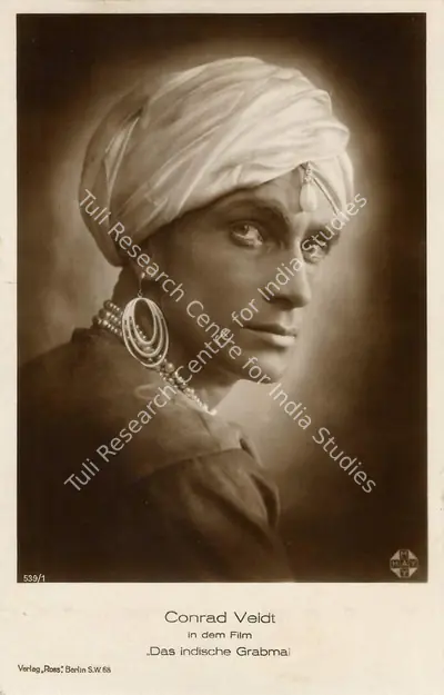 Werner Brandes (Cinematographer), The Indian Tomb, Part I: The Mission of the Yoghi, 1921, Postcard